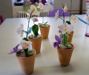 Torendekorationskurs Orchideen