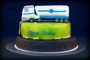 LKW-Torte - Torte mit Lastwagen