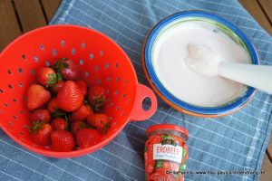 Erdbeer-Frosting Füllung Erdbeerkuchen rezept